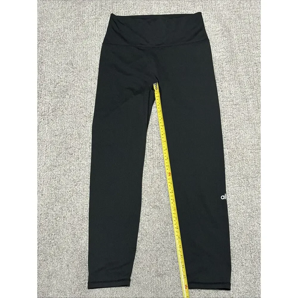 Alo Yoga Airlift Black High Waist Leggings 24” Inseam Size Unknown See Pics